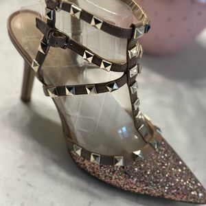 BCBGeneration Glitter Studded Heels